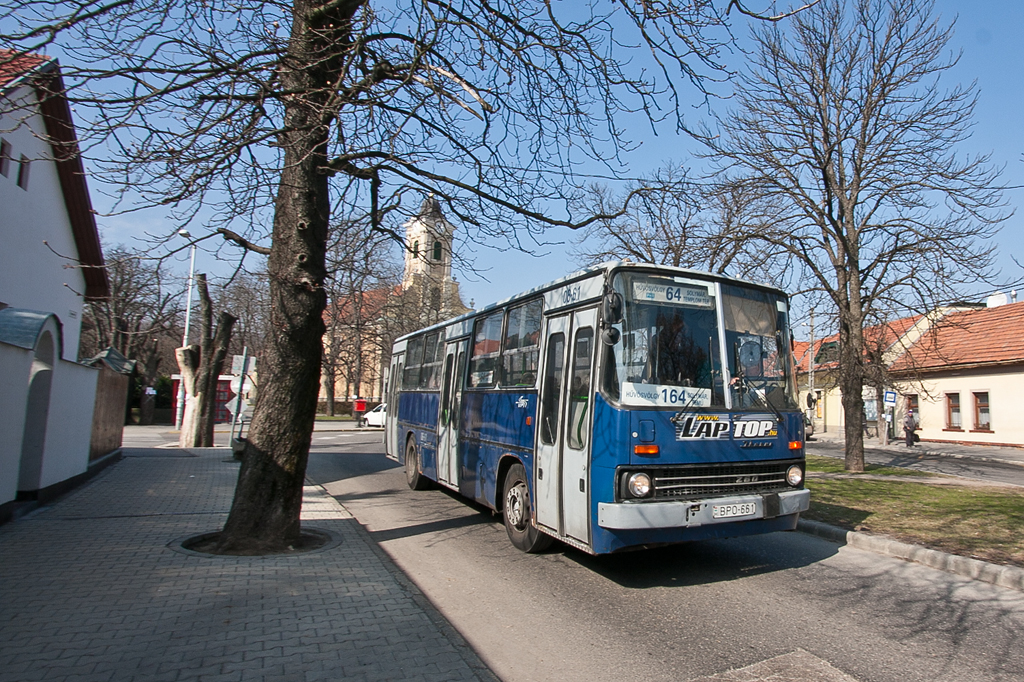 A 64-es busz a solymári végállomáson<br />(fotó: Vörös Attila)
